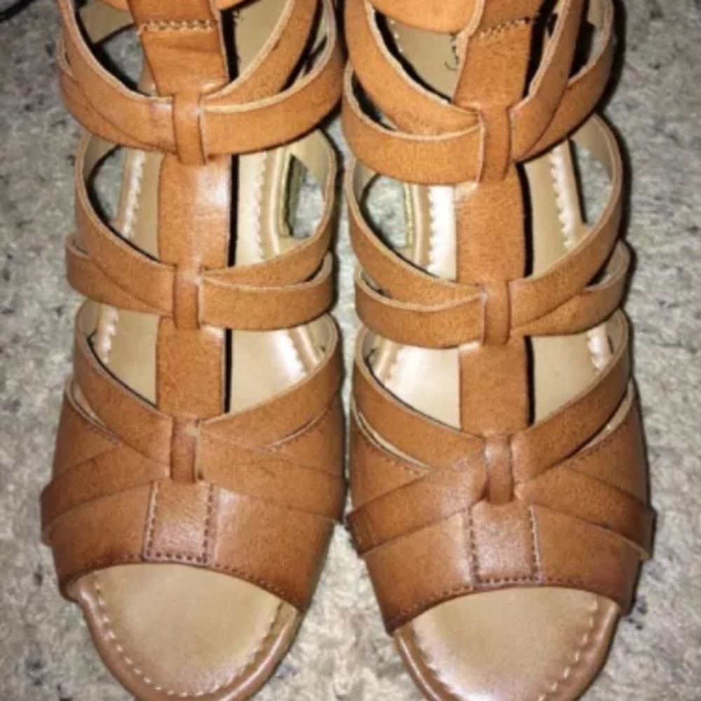 Payless American Eagle wedges size 10 - Picture 2 of 2